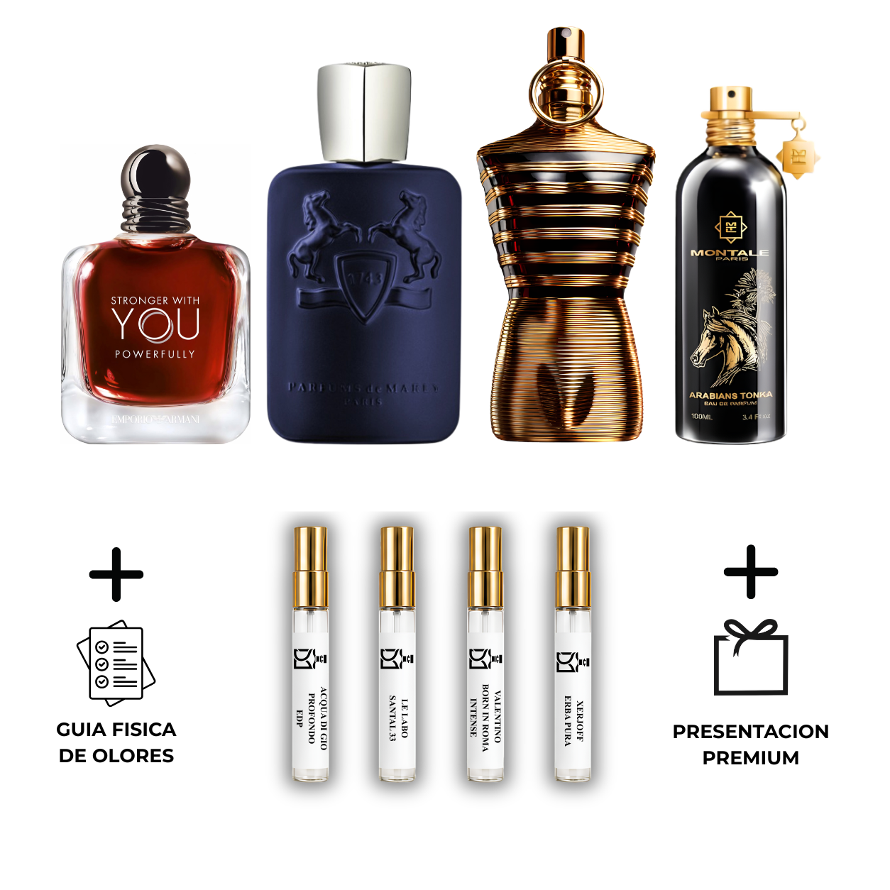 Combo DE LA TEMPORADA Masculino — los 4 del momento